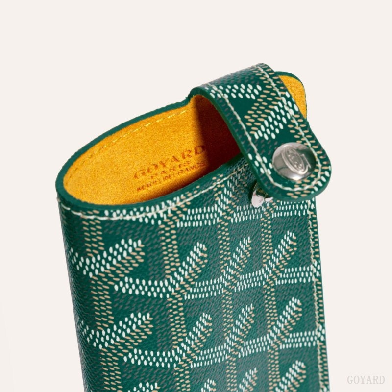 Goyard MONTMARTRE PM GLASSES CASE Green | TQMI8595