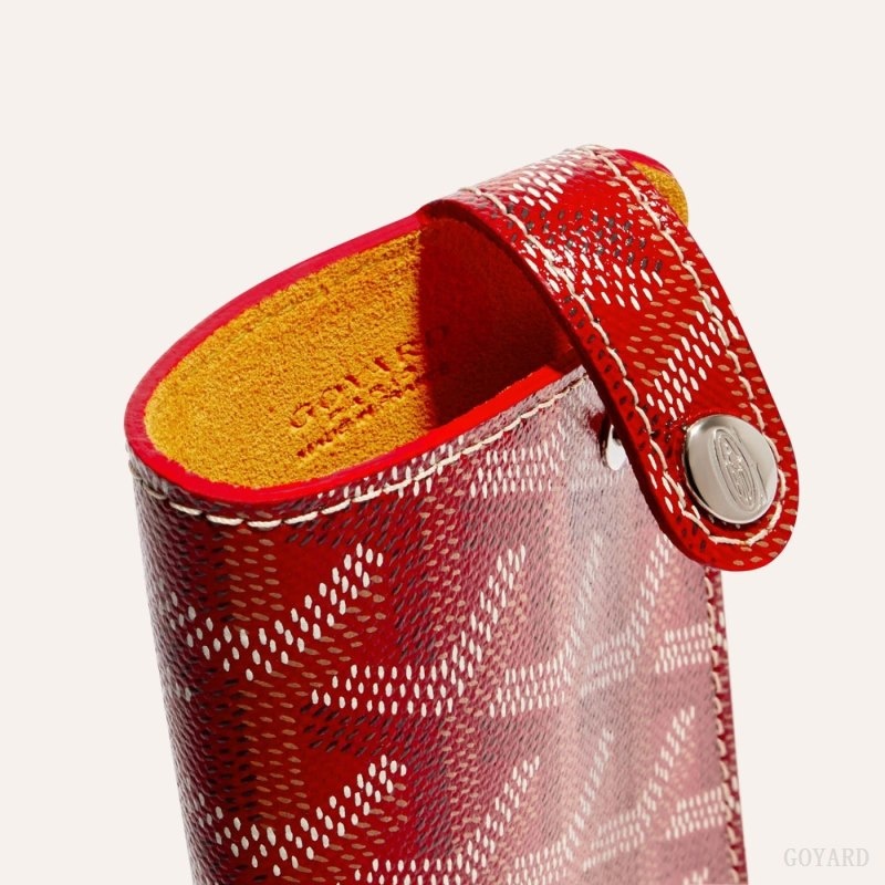 Goyard MONTMARTRE PM GLASSES CASE Red | SSHZ6443