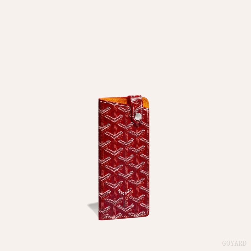 Goyard MONTMARTRE PM GLASSES CASE Red | SSHZ6443