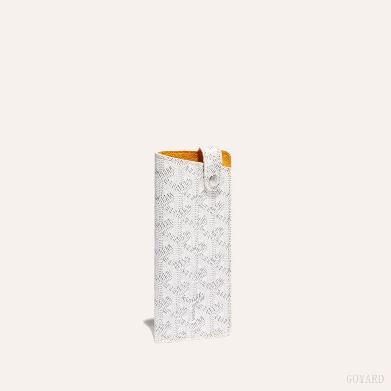 Goyard MONTMARTRE PM GLASSES CASE White | XOHC8846