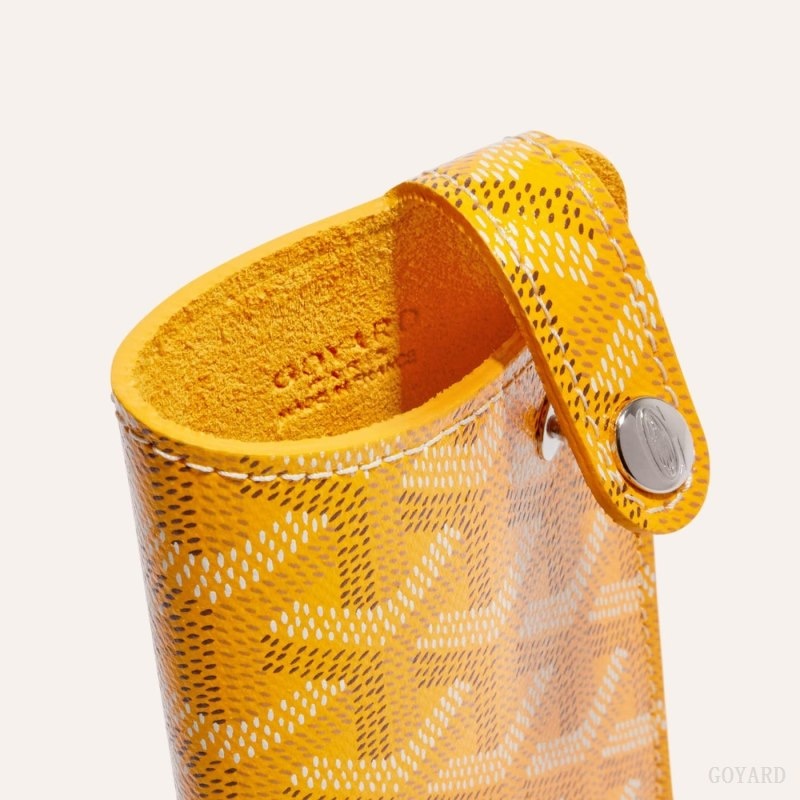 Goyard MONTMARTRE PM GLASSES CASE Yellow | LJDA6371