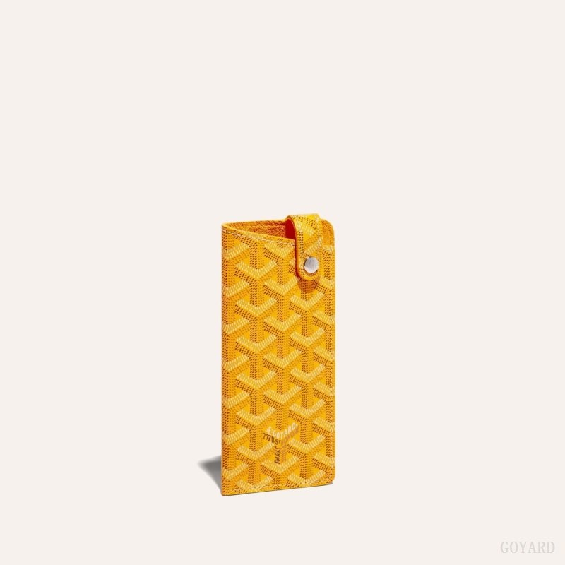 Goyard MONTMARTRE PM GLASSES CASE Yellow | LJDA6371