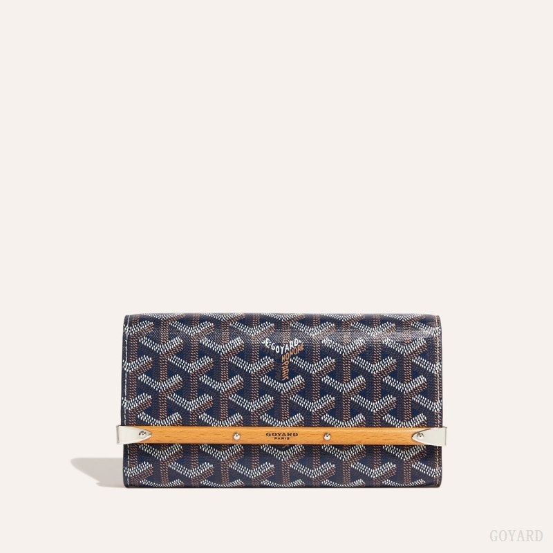 Goyard Monte-Carlo Mini Case Navy Blue | CSHX0667