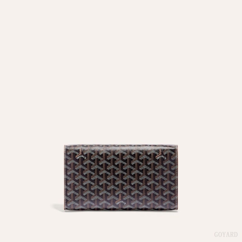 Goyard Monte-Carlo PM Clutch Black / Brown | LBTZ5424