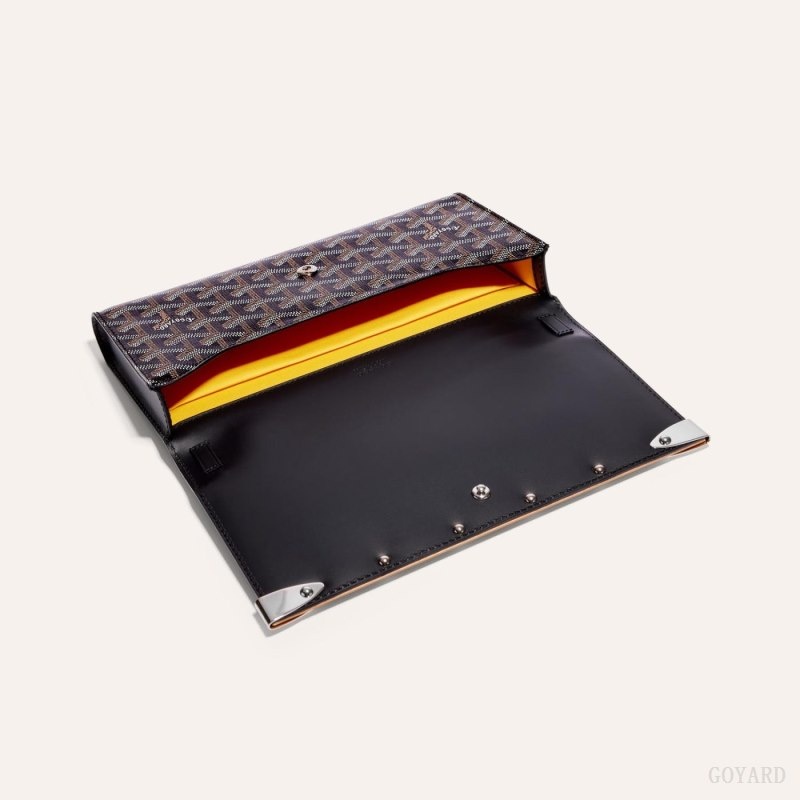 Goyard Monte-Carlo PM Clutch Black | TCIK7292