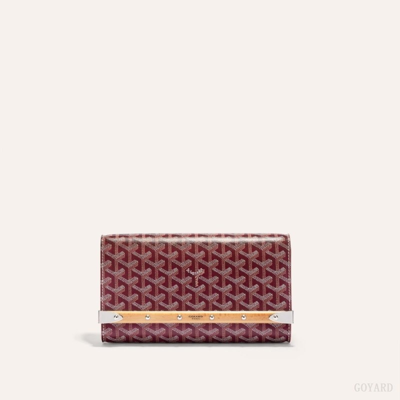 Goyard Monte-Carlo PM Clutch Burgundy | SLRM9170