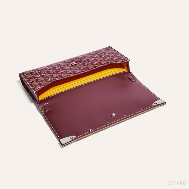 Goyard Monte-Carlo PM Clutch Burgundy | SLRM9170