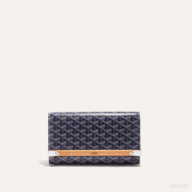 Goyard Monte-Carlo PM Clutch Navy Blue | CPMV4739