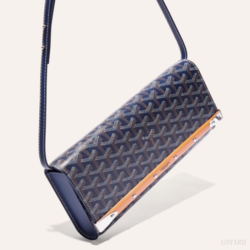 Goyard Monte-Carlo PM Clutch Navy Blue | CPMV4739