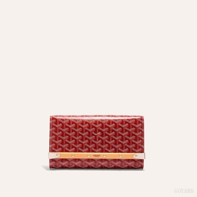 Goyard Monte-Carlo PM Clutch Red | GQMO8655