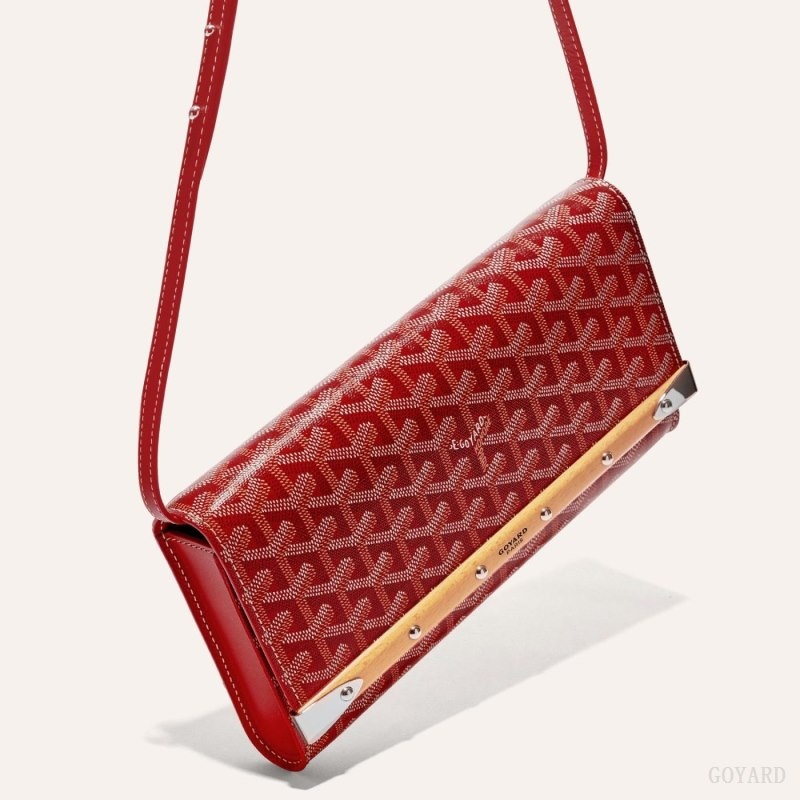 Goyard Monte-Carlo PM Clutch Red | GQMO8655