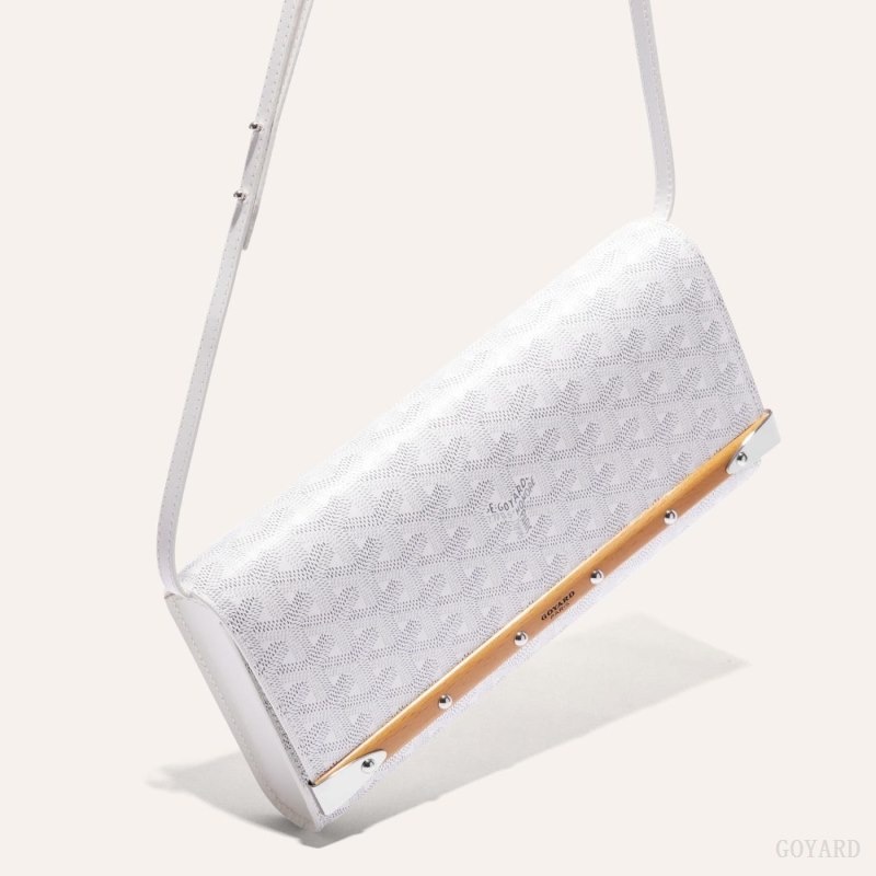 Goyard Monte-Carlo PM Clutch White | WICP4801