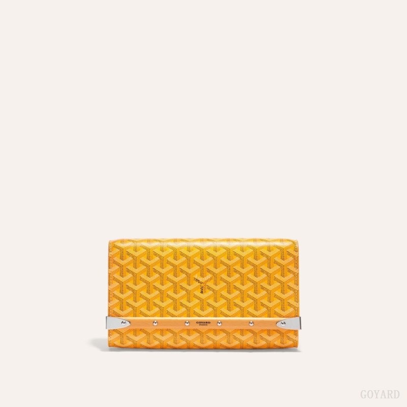 Goyard Monte-Carlo PM Clutch Yellow | AHBG8535