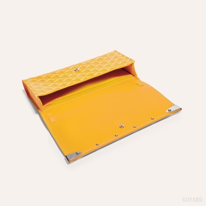 Goyard Monte-Carlo PM Clutch Yellow | AHBG8535