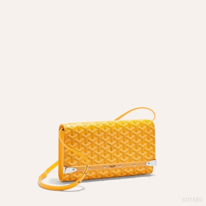 Goyard Monte-Carlo PM Clutch Yellow | AHBG8535