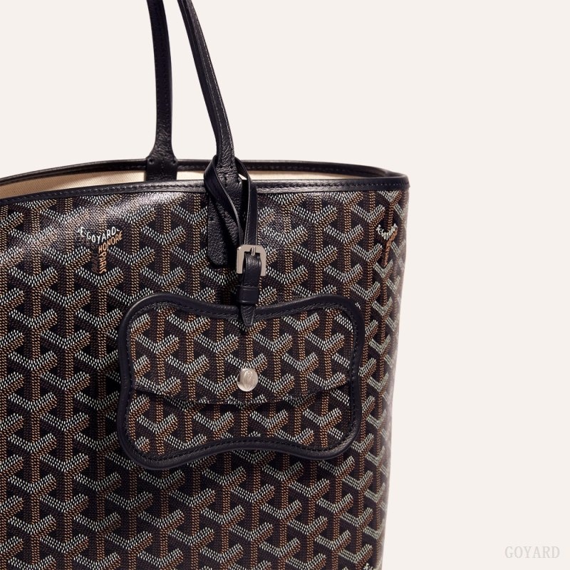 Goyard Os Grey Dog pocket Black | KXIF0057