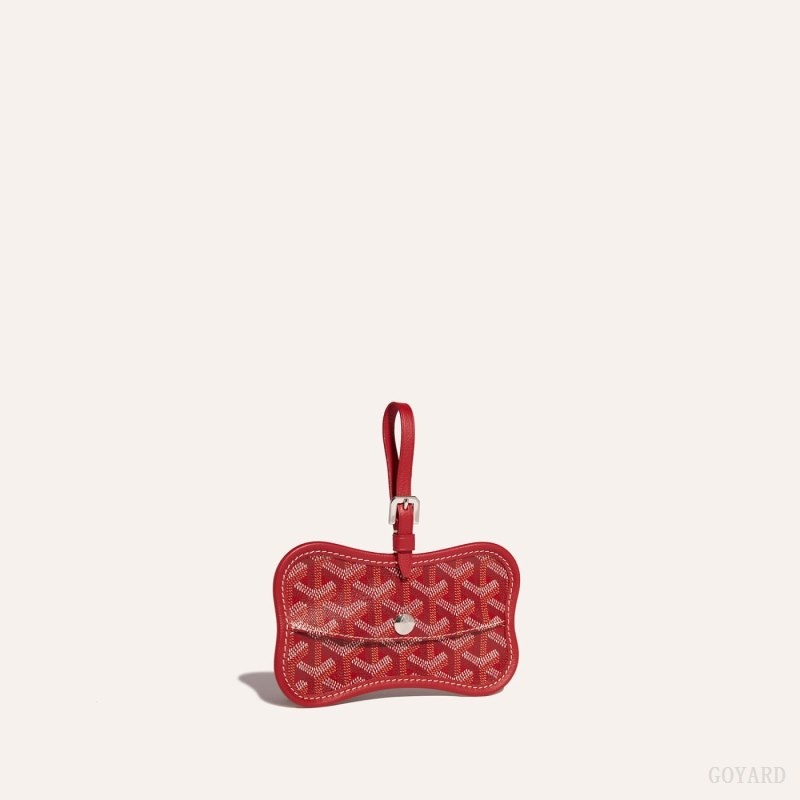 Goyard Os Grey Dog pocket Red | CAZI4747