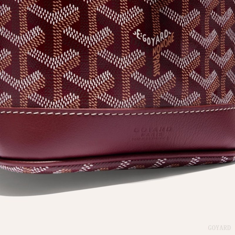 Goyard PETIT FLOT BUCKET BAG Burgundy | EMCG9063