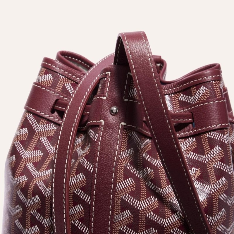 Goyard PETIT FLOT BUCKET BAG Burgundy | EMCG9063