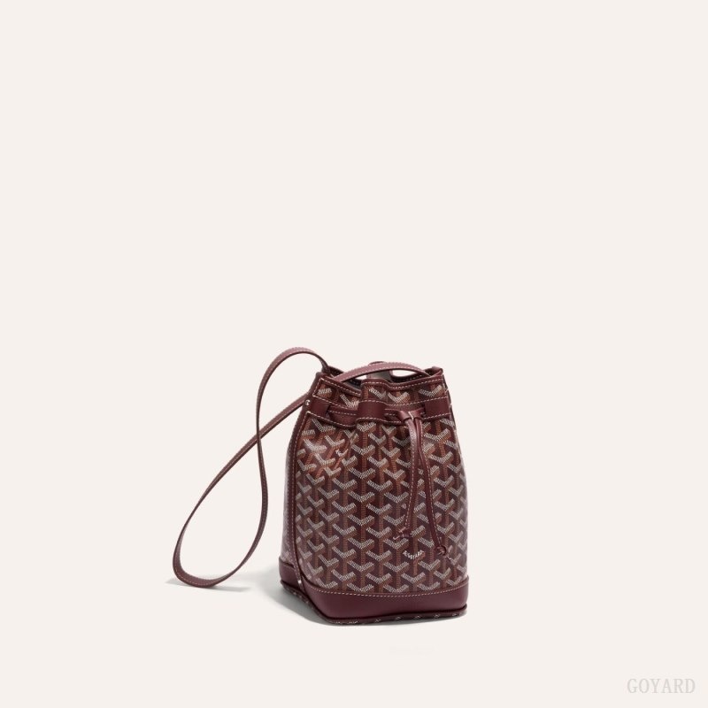 Goyard PETIT FLOT BUCKET BAG Burgundy | EMCG9063