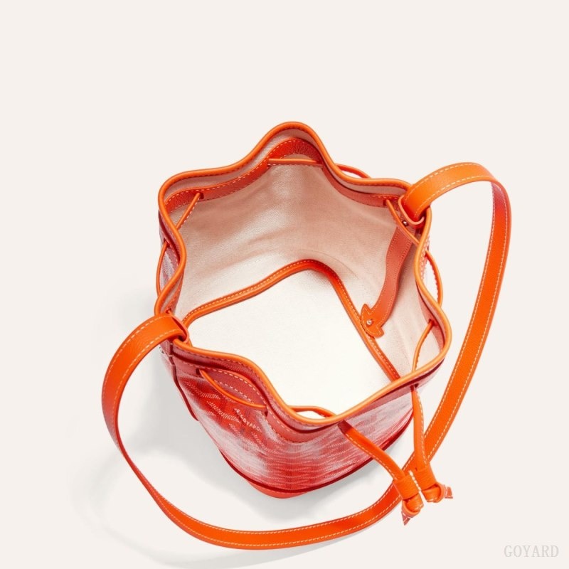 Goyard PETIT FLOT BUCKET BAG Orange | SNFX5662