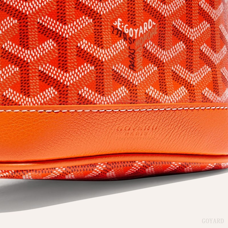 Goyard PETIT FLOT BUCKET BAG Orange | SNFX5662