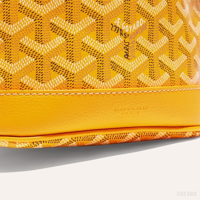 Goyard PETIT FLOT BUCKET BAG Yellow | WOZT6116