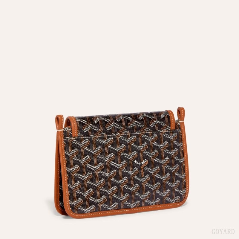 Goyard PLUMET POCKET WALLET Black / Brown | BBPC2979