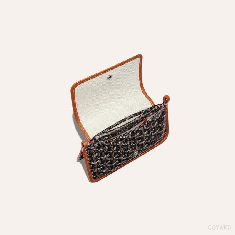 Goyard PLUMET POCKET WALLET Black / Brown | BBPC2979