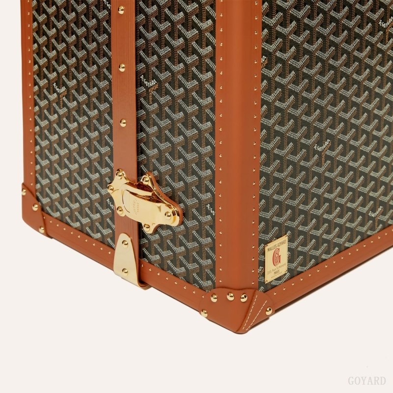 Goyard PULLMAN TRUNK Black / Brown | HAGL2690