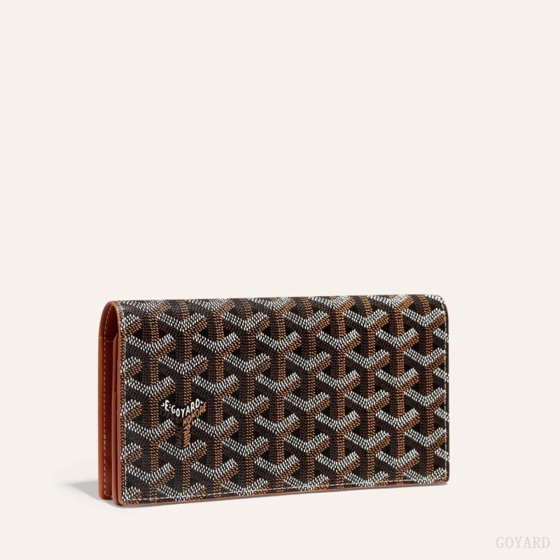 Goyard RICHELIEU WALLET Black / Brown | UYJU8769