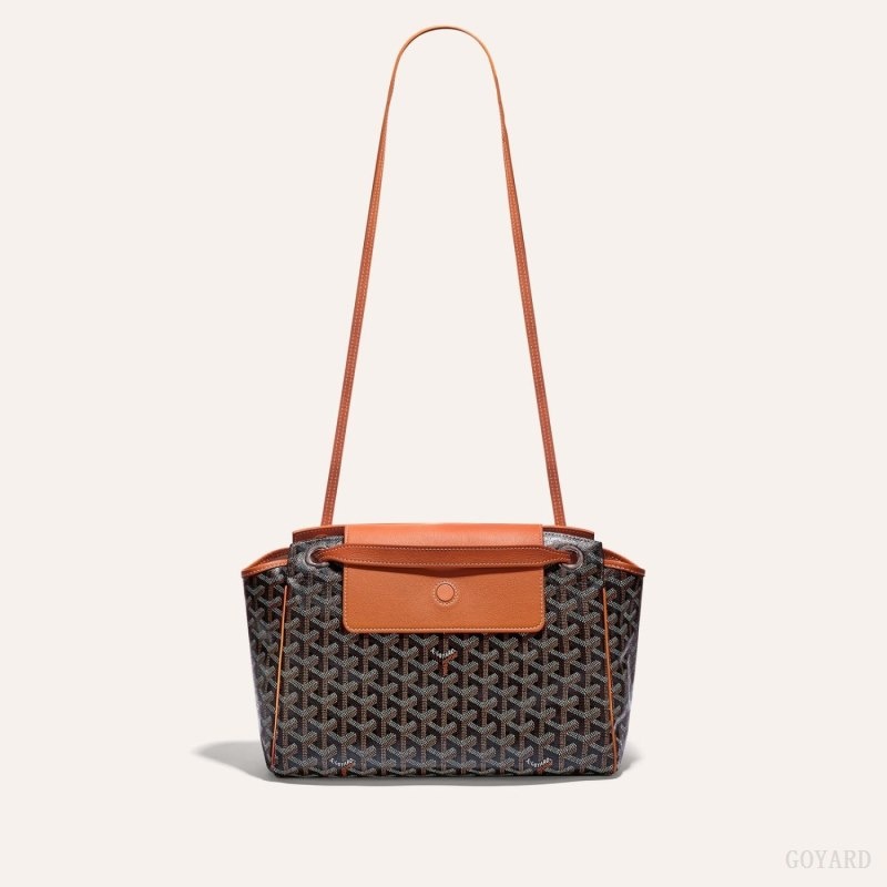 Goyard ROUETTE PM BAG Black / Brown | FQDM6336