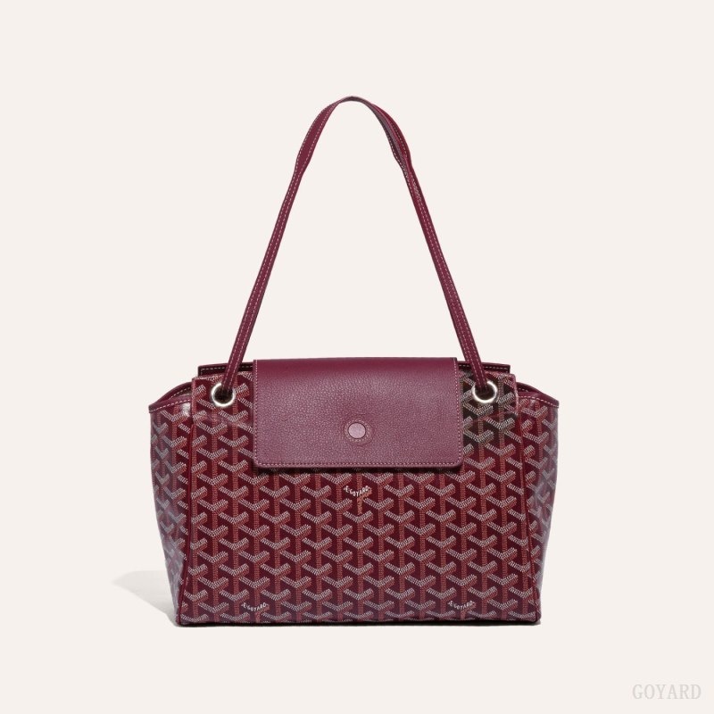 Goyard ROUETTE PM BAG Burgundy | YRZW3798