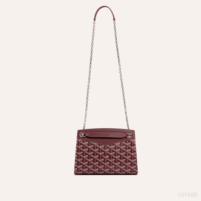 Goyard Rouette Structuré Mini Bag Burgundy | GQAU8934