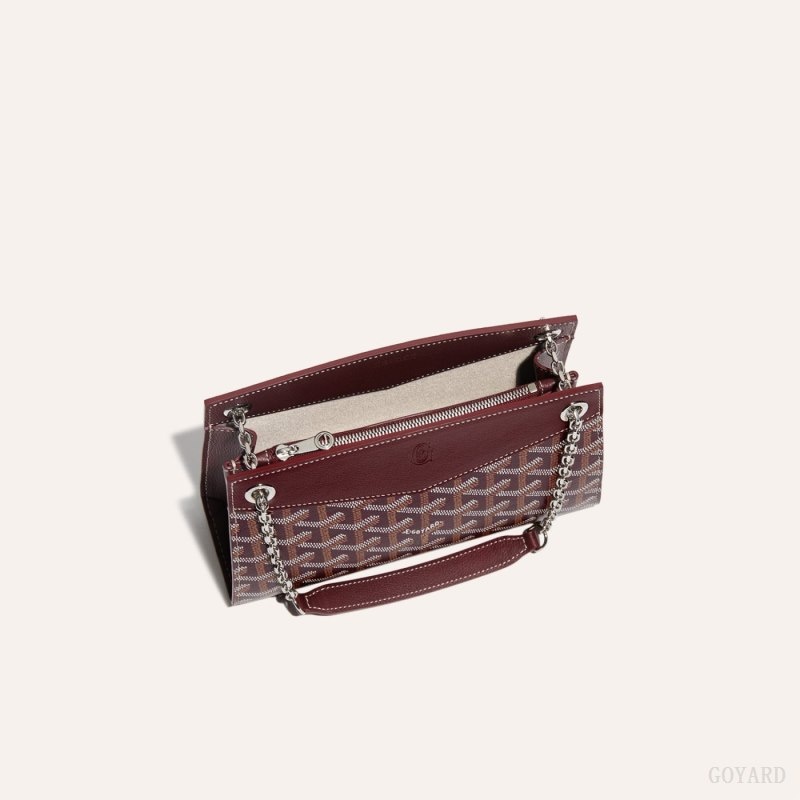 Goyard Rouette Structuré Mini Bag Burgundy | GQAU8934