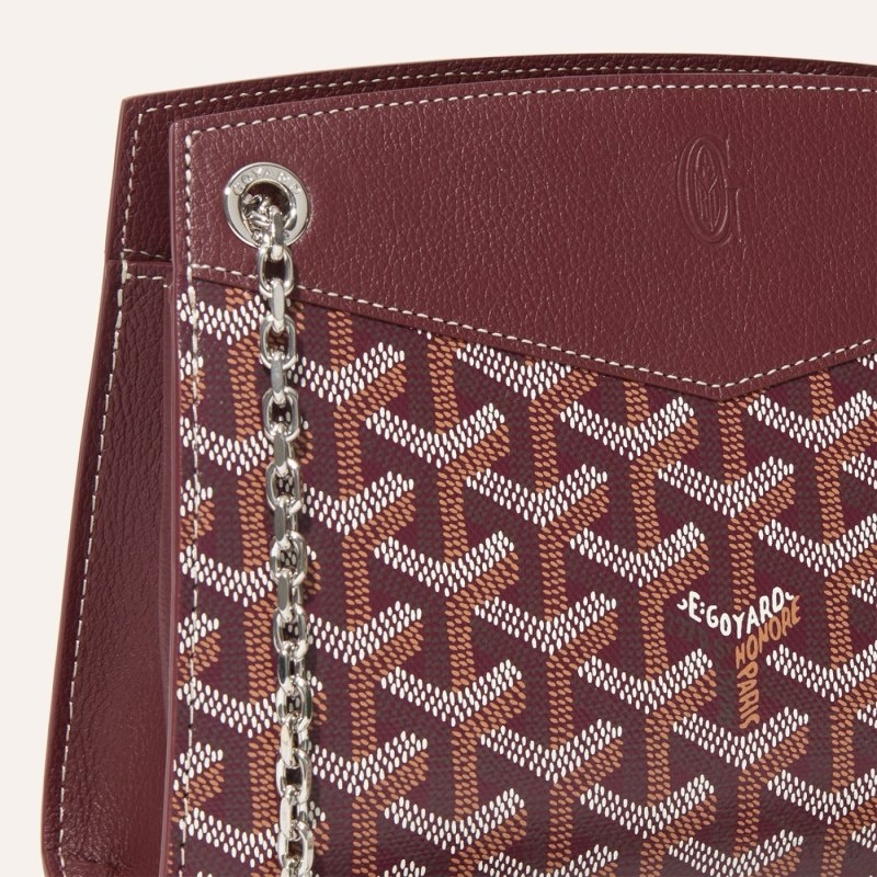 Goyard Rouette Structuré Mini Bag Burgundy | GQAU8934