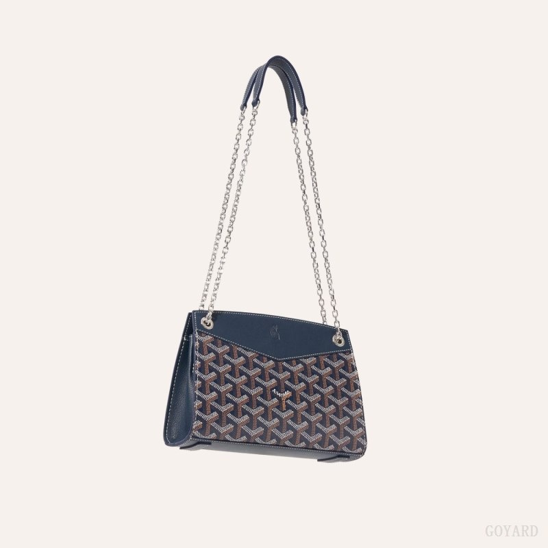 Goyard Rouette Structuré Mini Bag Navy Blue | OENS4318