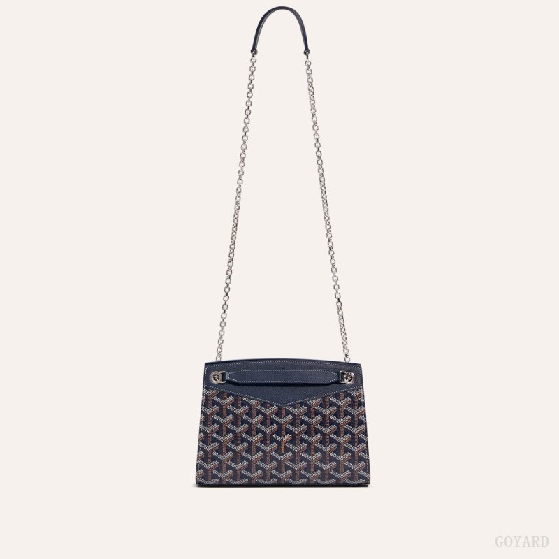 Goyard Rouette Structuré Mini Bag Navy Blue | OENS4318