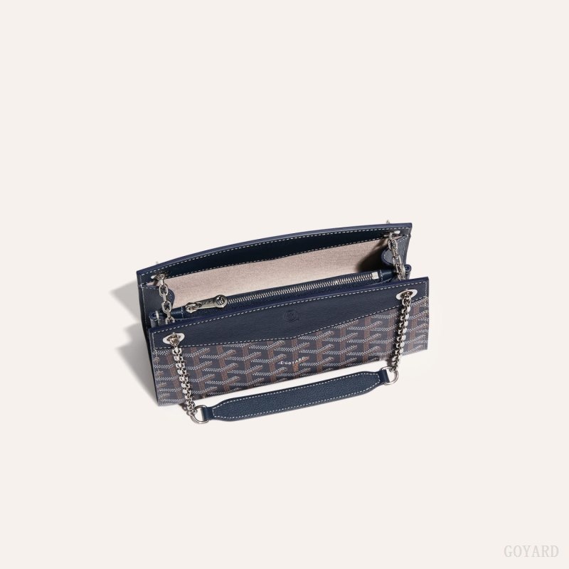 Goyard Rouette Structuré Mini Bag Navy Blue | OENS4318