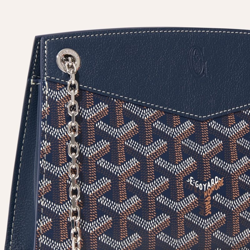 Goyard Rouette Structuré Mini Bag Navy Blue | OENS4318