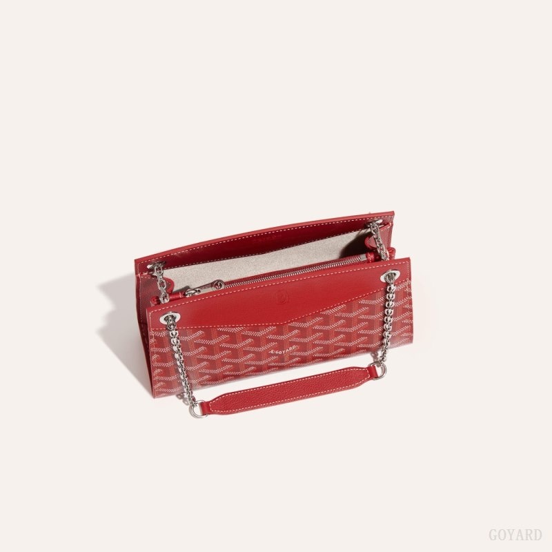 Goyard Rouette Structuré Mini Bag Red | TJLC7394