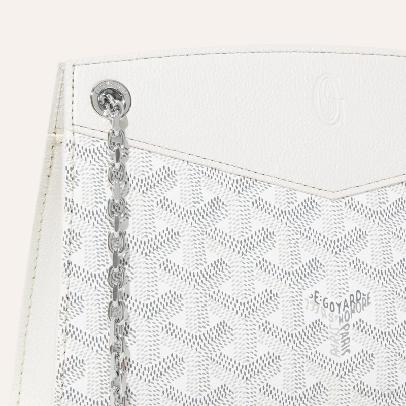 Goyard Rouette Structuré Mini Bag White | ZCVH6902