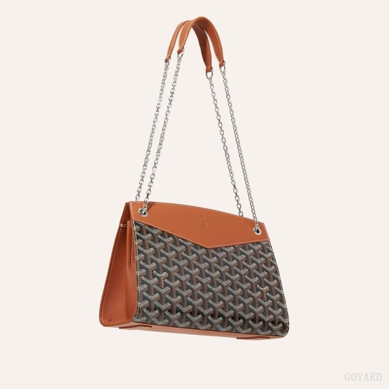 Goyard Rouette Structuré PM Bag Black / Brown | DARN3639