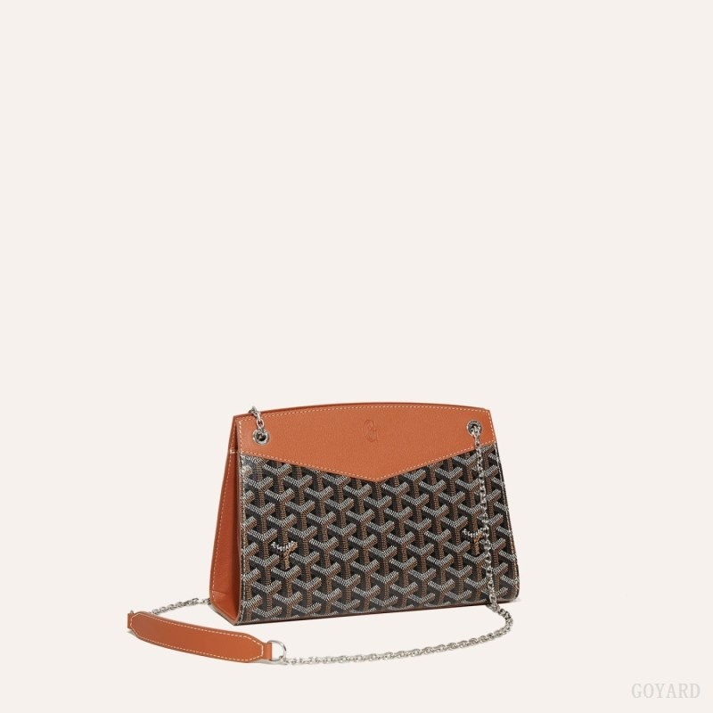 Goyard Rouette Structuré PM Bag Black / Brown | DARN3639