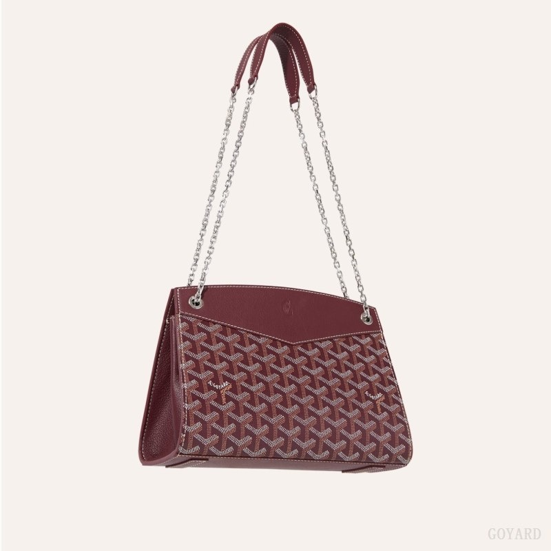 Goyard Rouette Structuré PM Bag Burgundy | EBPB5503