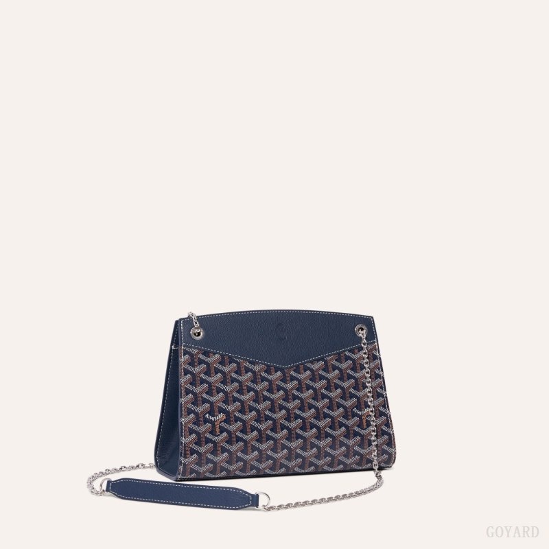 Goyard Rouette Structuré PM Bag Navy Blue | NSJL3251