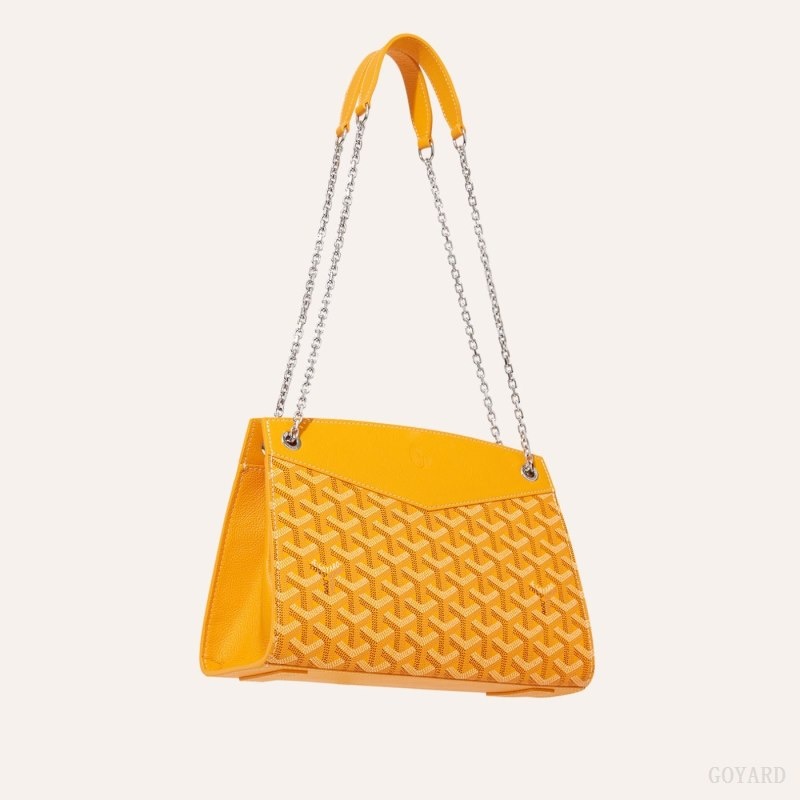 Goyard Rouette Structuré PM Bag Yellow | HXOK4279