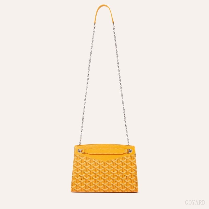 Goyard Rouette Structuré PM Bag Yellow | HXOK4279