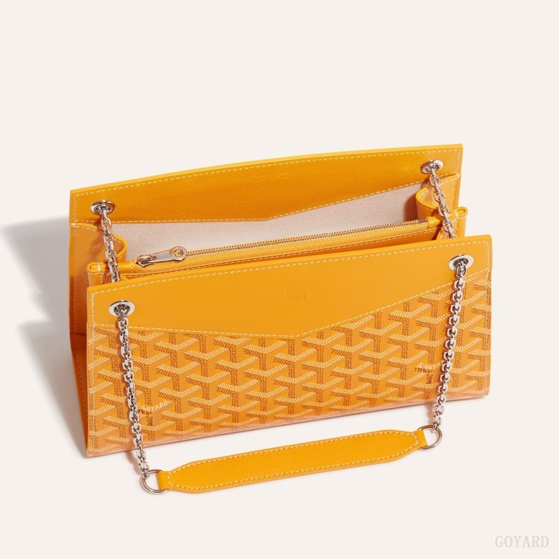 Goyard Rouette Structuré PM Bag Yellow | HXOK4279