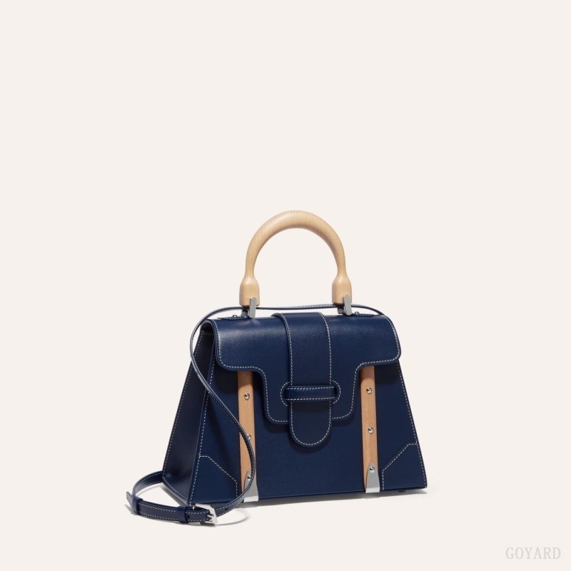 Goyard SAÏGON PM BAG Navy Blue | AZXC8766